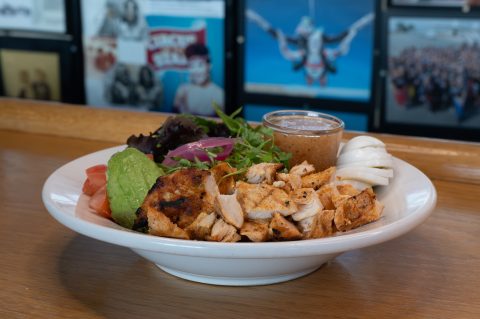Cobb salad at Skydive Perris cafe