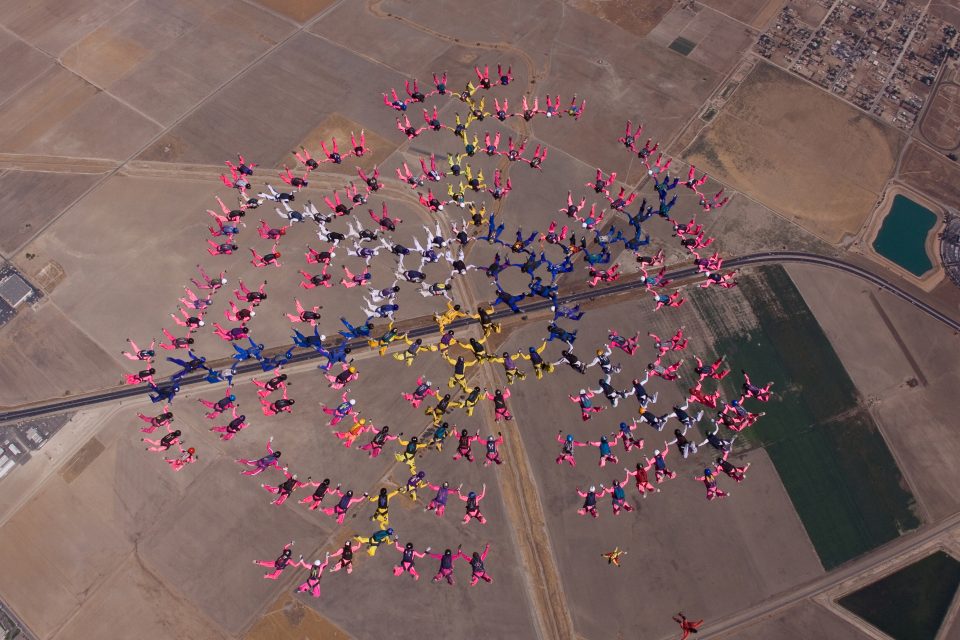 skydiving world record formation skydiving