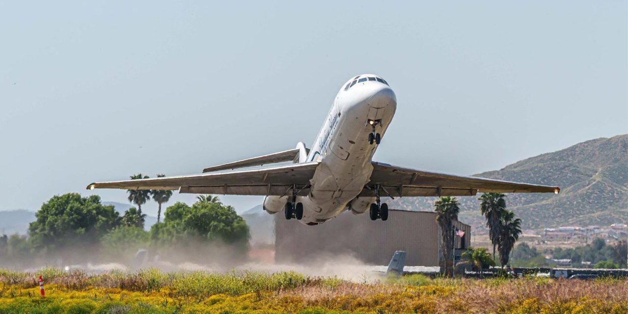 jump the jet at Skydive Perris skydiving neat San Diego DC9 airplane
