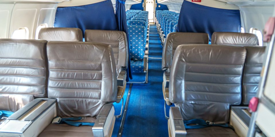 interior of jump the jet at Skydive Perris skydiving neat San Diego