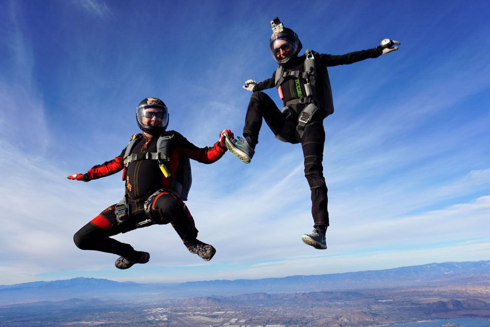 terminal velocity in skydiving