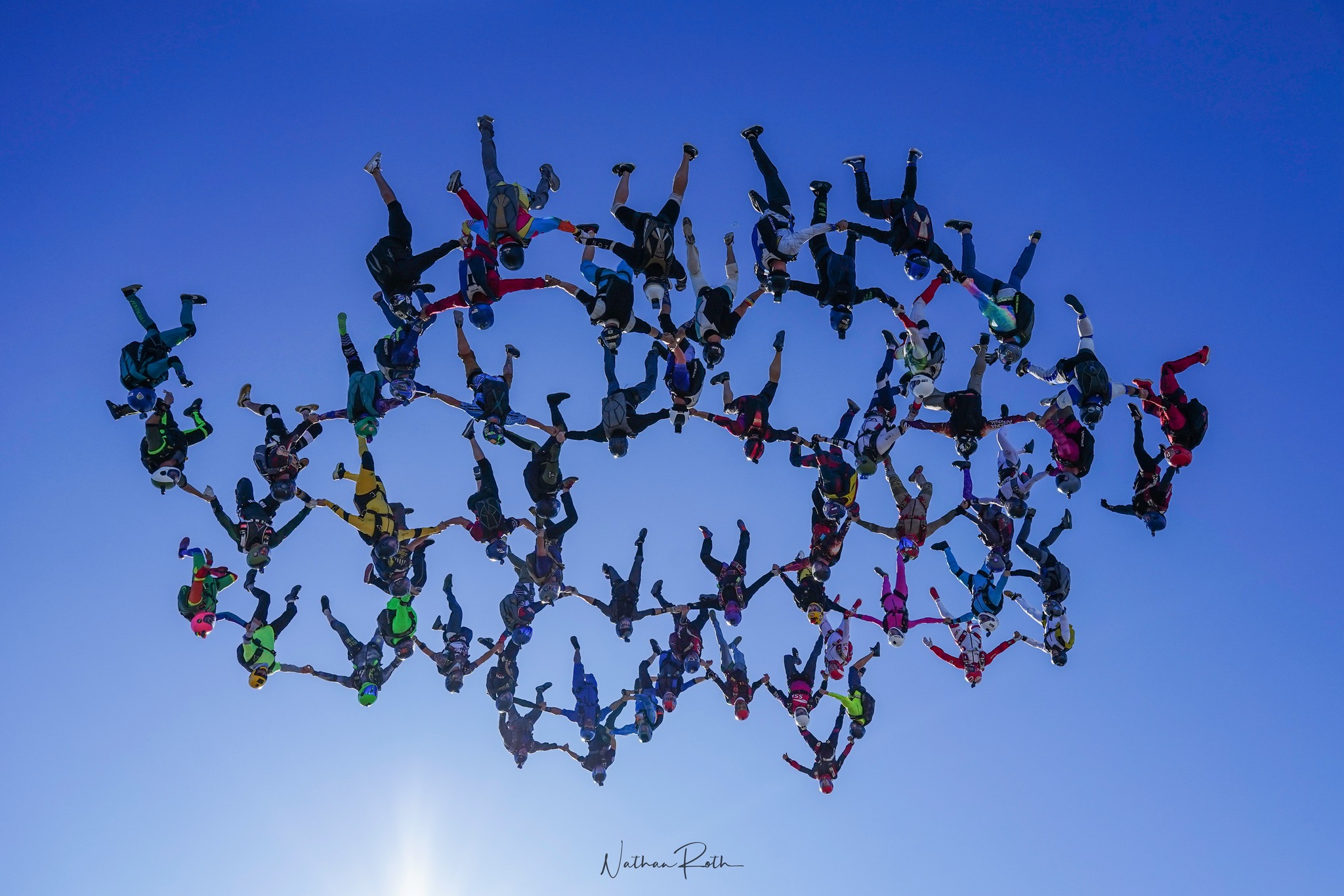 vertical formation skydiving VFS
