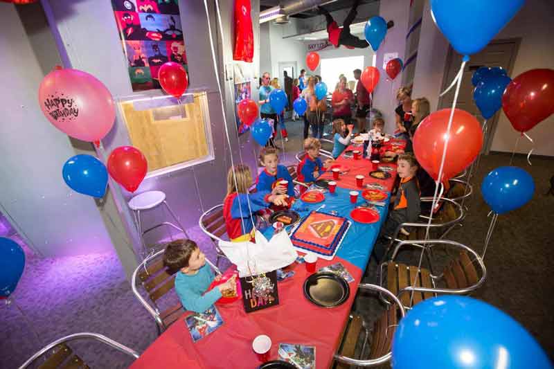 Kids Indoor Skydiving Birthday Party at Skydive Perris