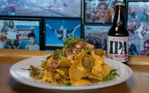 nachos at Skydive Perris cafe