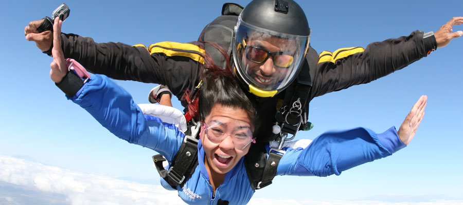 tandem skydiving los angeles